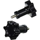 Shift UP (Shift Up) Seat Knob Aluminum Shaving Nobu Maximum Diameter 50mm Black Monkey 125 (Monkey125) 270112-06