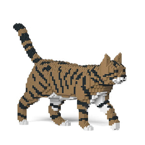 JEKCA 03S-M04 Jecca Blocks, Tiger Cats, Beige, 3D Puzzle, Assembly Puzzle