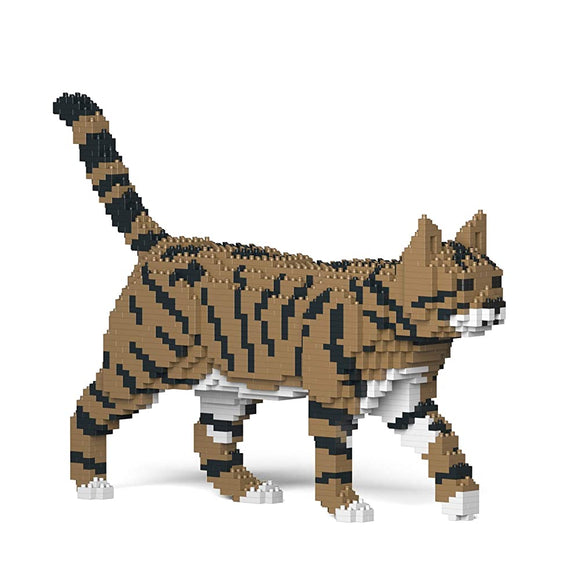 JEKCA 03S-M04 Jecca Blocks, Tiger Cats, Beige, 3D Puzzle, Assembly Puzzle