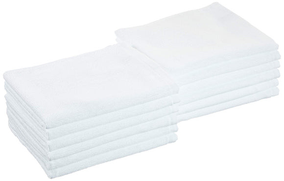 TO antibacterial color towel short pile 220 momme (12 pieces) white