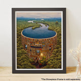 Pintoo Jigsaw Puzzle Fantasy (2000 Pieces, Jacek Yerka - Forest of Knowledge)