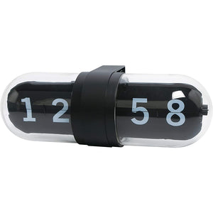 SLOWER SLW182 Analog Retro Stylish Flip Rotating Putta Watch FLIP CLOCK Copse Black 15.0 x 5.5 x 6.3 inches (38 x 14 x 16 cm)