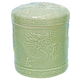 esuke- Urn Celadon Dragon