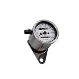 POSH 200 TW225 SR400 ESTREA 250TR 100014-70 Motorcycle Accessories LED BACKLIGHT Mini Speedometer Mechanical White Panel 140 km/h DISPLAY TRIP INCLUDED