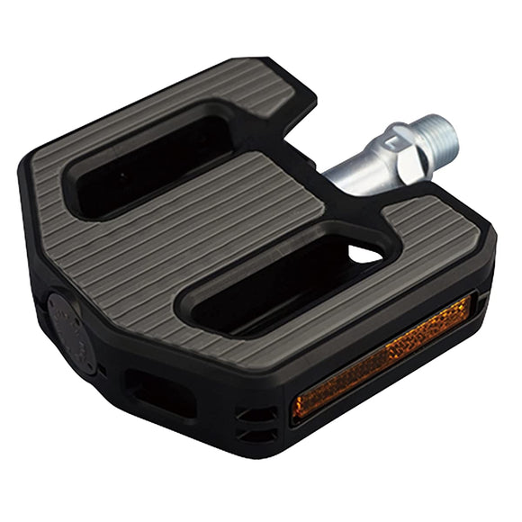 MKS Panamax Bicycle Pedal, Black/Gray, 3.9 x 3.5 inches (98 x 89 mm)