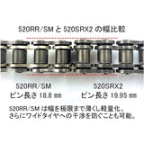 EK (EK) SX Ring Seal Chain 520RR/SM Gold 114L [Kashime joint]