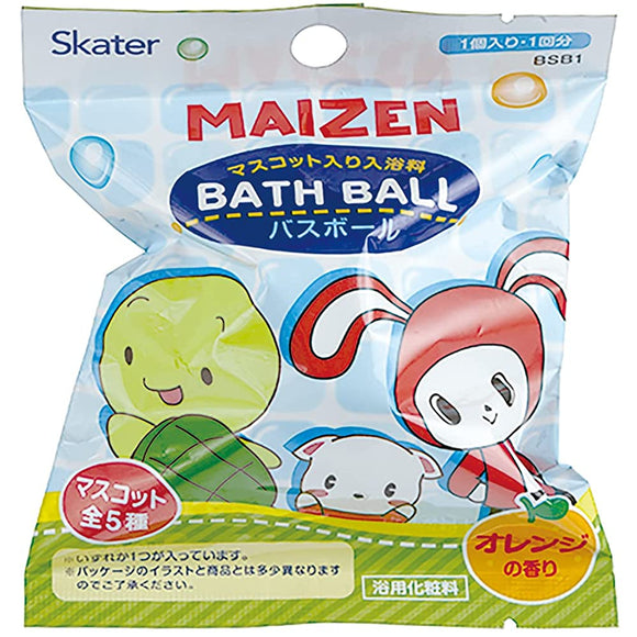 Skater SET1032-A Bath Balls with Mascot, Set of 20, Maizen Sisters, Bath Bomb