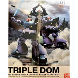 HGUC MS-09 1/144 Dom Black Triple Dome Set (Mobile Suit Gundam)