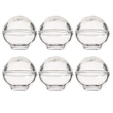 Toyo Sasaki Glass Small Bowl, Approx. 2.0 x 2.0 inches (5.2 x 5.1 cm), Flower Wall Utensil Amuse Bowl, Polka Dot (Lid and Body) TS44006, Pack of 6