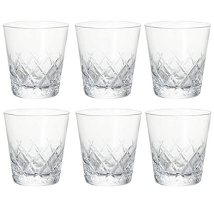 Toyo-Sasaki Glass T-20113HS-E107 Regina 10 Old, Made in Japan, Dishwasher Safe, Set of 6