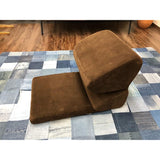 AZUMAYA SGS-121DBR TV Pillow, Large Size, Boa, Volume TV Pillow, Sleep Seat Cushion