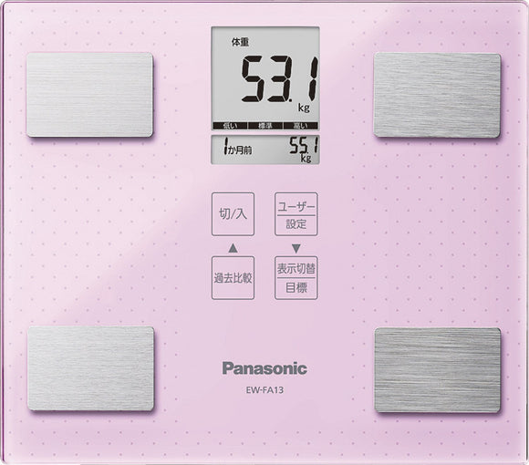 Panasonic Body Weight amp Composition Scale EW - FA13, lightpink