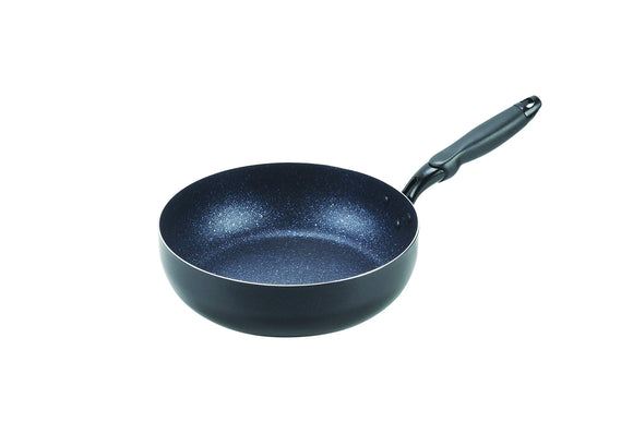 Pearl Metal HB-5699 Midnight Marble, IH Compatible, Extra Deep Frying Pan, 11.0 inches (28 cm)