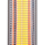 Aladdin AEH-GM903N-W Electric Stove, Far Infrared Graphite Heater, 900 W, White