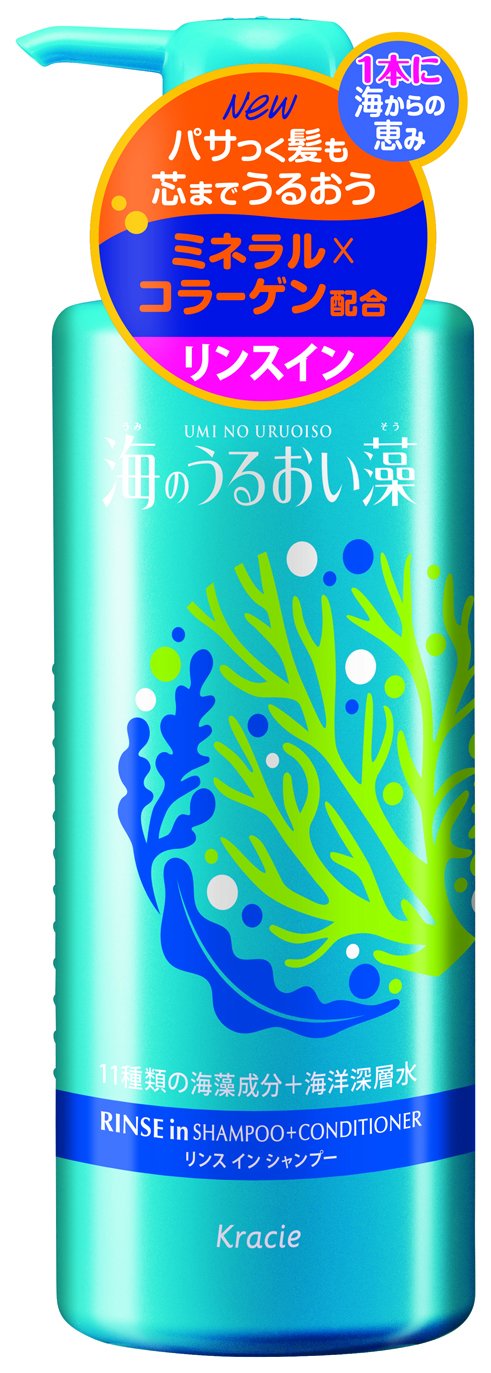 Umi no Uruoi So Uruoi Care Rinse in Shampoo Pump 520mL