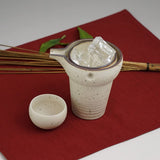 Bloom 60184 Mino Ware Wobble Cooling Sake Set, Powdered