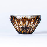 Yamashita Kogei (YAMASHITA KOGEI) SATSUMA KIRIKO SAKURAJIMA GLASS 13049090 TEA GLASS 2.8 x 1.6 Inches (70 x 40 mm)