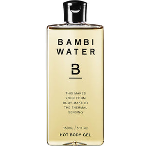Bambi Water Hot Body Gel 5.1 fl oz (150 ml), Renewed Bambi Water for Diet Support on Legs, Thighs, Arms and Belly Massage Gel Hot Gel 98 of Plants and 97 Beauty Ingredients Formulated with 8 Additive-Free