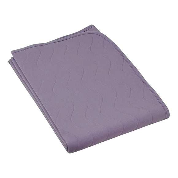 Nishikawa PM16110633VI Violet Mattress Pad, For Uneven Health Beds, Refreshing Knit, Reinforced Rubber, Made in Japan, Semi-Double Size