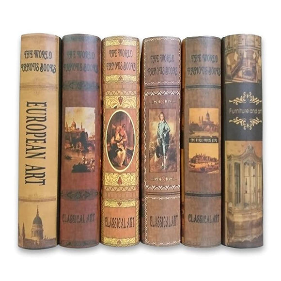 Imitation Book, Book, Art Book, Model, Faux Book Interior (Set of 6 Large)