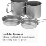 Snow Peak Trek Titanium Cookware Combo