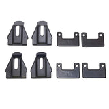TERZO (by piaa) SR1 SR1 SR1 Base Carrier, Vehicle Specific Mounting Holder Set, 4 Pieces, Direct Roof Rail Type, Black, For Aerobar, Mazda CX-5, CX-8