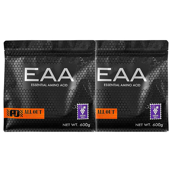 ALLOUT EAA 9 kinds of essential amino acids β-alanine combination 600g domestic (grape) 2 pieces