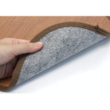 Meiwa Gravure AHW-1002 HH Waterproof Insole, Can Be Used As Hot Carpet Cover!! BR (Wood Grain), 72.8 x 72.8 inches (185 x 185 cm), For 2 Tatami, Brown