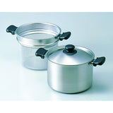 Sori Yanagi Two-Handled Pot, 8.7 inches (22 cm), Stainless Steel, Pasta Pan