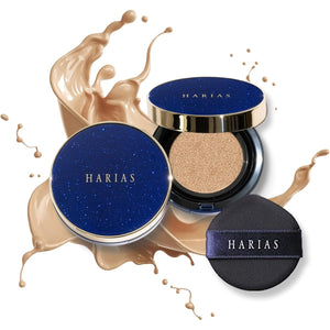 [HARIAS Cushion Compact] Cushion Foundation SPF50+ PA+++ Harias Niacinamide - (Ocher (Healthy Skin Tone))