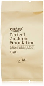 Dr. Ci:Labo Perfect Cushion Foundation N19 Refill [Natural Beige For Average Skin Color] Containing 85.3% Serum Ingredients Lustrous Skin 16g With Puff About 2-3 Months SPF50+ PA++++ Waterproof Case Sold Separately