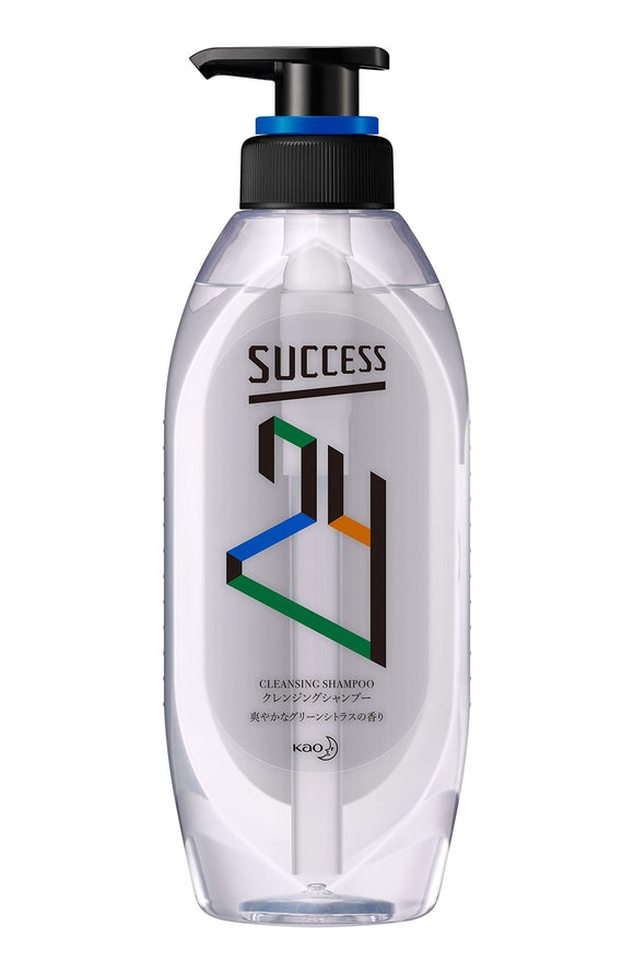 Success Success 24 Cleansing Shampoo Refreshing Green Citrus Fragrance Body 350ml Salon Finish Hair and Skin Refreshing