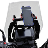 DAYTONA 17864 Motorcycle Screen Offset Bracket With Bar Holder, Red