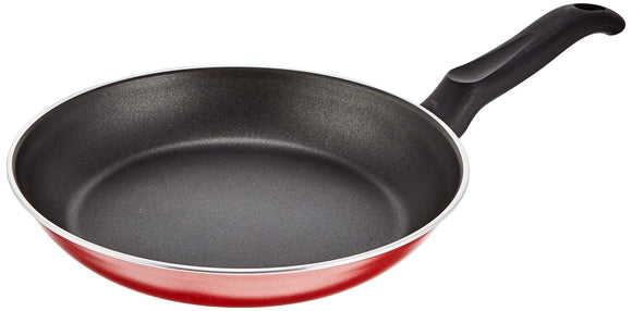 Ballarini 75002-664 Roma Frying Pan, 10.2 inches (26 cm), Red, Made in Italy, For Gas Fires, Fluorine 3-Layer Coating, Japanese Genuine Product