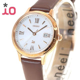 [ORIENT] ORIENT iO Watch SOLAR Made in Japan with Domestic Manufacturer's Warranty RN-WG0410S Women's White