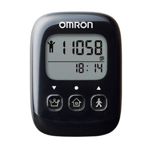 OMRON Pedometer, WellnessLink Pedometer, Black HJ-326F-BK