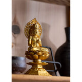 Buddhist Statue, Hicanko Bodhisattva, 5.9 inches (15 cm) (Gold Plated/24 karat gold), Buddhist Hideun Makita Prototype (Birth of Omo, the Year of the Tiger), Zodiac, Takaoka Copper ware (Kokuzu