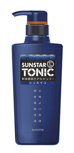 SUNSTAR TONIC Rinse In Refreshing Scalp Care Non-Silicone Prescription Pump [4] 460ml