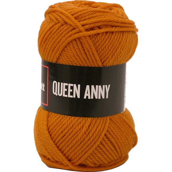 Puppy Queen Annie 10000104 Wool Knitting Yarn, Medium Weight, 967, Orange Family, 1.8 Oz (50 g), Approx. 97.0 Yards (97 m), 10-Skein Set