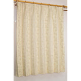 Arie Lined Memory Foam Blackout Curtain Pale 39.4 x 84.5 inches (100 x 215 cm), Set of 2, Beige