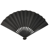 TS-B/Hannya Takeshi no Honor Iron Fan, Size 8, Black, Heart Sutra