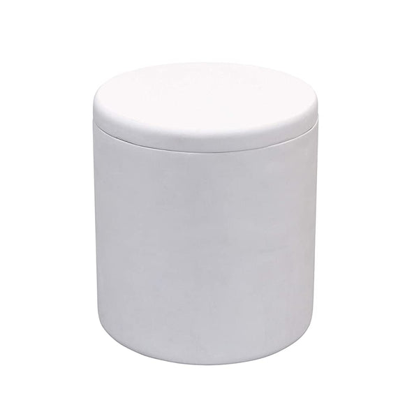 Omoi de Akashi [Reduces Mold Generation] Diatomaceous Earth Urn, Natural Material That Is Gentle on the Ribs, Moisture-Absorbing, Deodorizing, Returns to Soil, White, Size 6