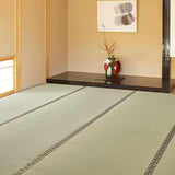 Hagiwara 159058660 Igusa Japanese Top Mat, Carpet, Green, Double Weave "Amakusa", Antibacterial, Odor Resistant, Approx. 102.8 x 138.7 inches (261 x 352 cm)