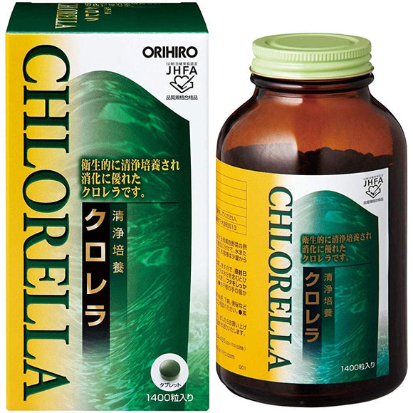 Orihiro clean cultured chlorella 1400 grains x 9 pieces