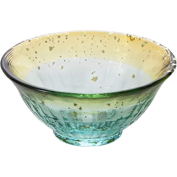 Aderia Tsugaru Vidro F-71850 Sake Cup, Moonlight, 2.5 fl oz (75 ml), Gold Colored Glass, Refreshing (Sayaka), Made in Japan