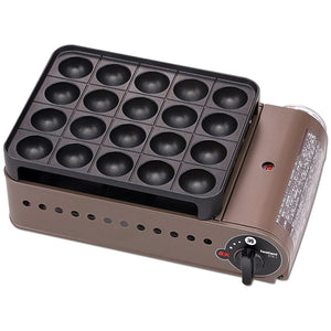 Iwatani CB-ETK-1 Iwatani Gas Takoyaki Cooker, Bronze Black, Iwatani Super Flame Tako