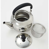Pearl Metal H-6402 Hot Tea Stainless Steel Teapot with Vine, 23.7 fl oz (700 ml)