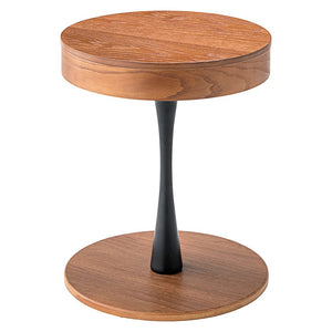 Azumaya-kk PT-616 Side Table, Brown, Body Size: W 15.7 x D 15.7 x H 19.3 inches (40 x 40 x 49 cm)