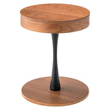 Azumaya-kk PT-616 Side Table, Brown, Body Size: W 15.7 x D 15.7 x H 19.3 inches (40 x 40 x 49 cm)