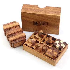 Rocks Motion, Wood Puzzle (ROKKUSUMO-SYON / UDDOPAZURUSETTO / 6 + 1)